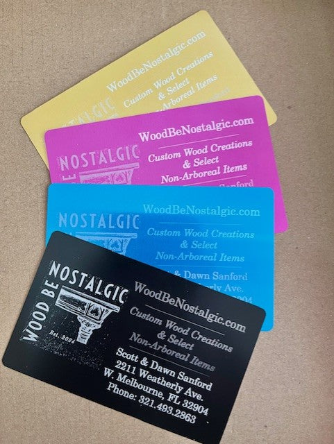 WBN "ALUMINATI" BUSINESS CARDS